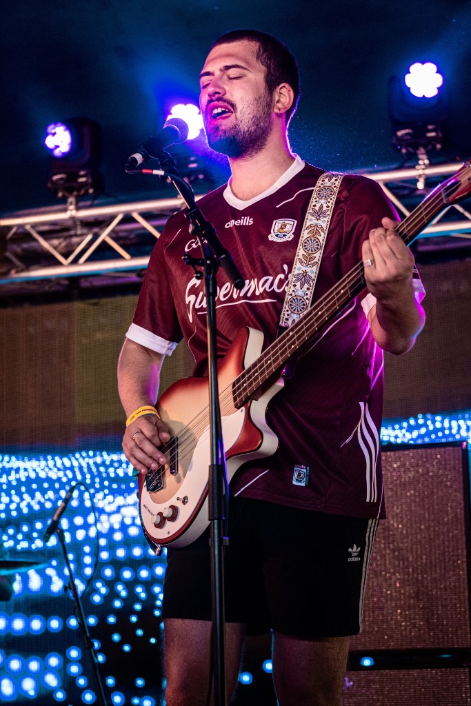 Michael McNab singing at the Isle of Wight Festival 2025